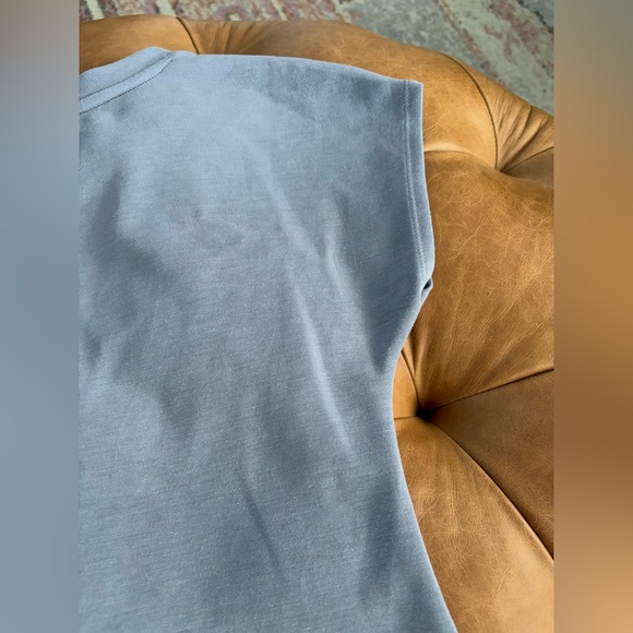 Blue faux knot mini dress. - Picture 5 of 5